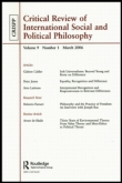 Cover image for Critical Review of International Social and Political Philosophy, Volume 15, Issue 1, 2012