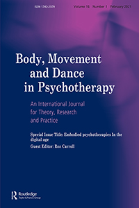 Cover image for Body, Movement and Dance in Psychotherapy, Volume 16, Issue 1, 2021
