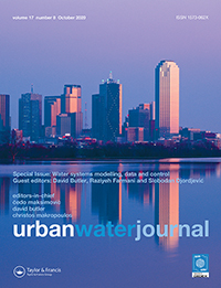 Cover image for Urban Water Journal, Volume 17, Issue 8, 2020