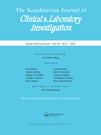 Cover image for Scandinavian Journal of Clinical and Laboratory Investigation, Volume 82, Issue 2, 2022