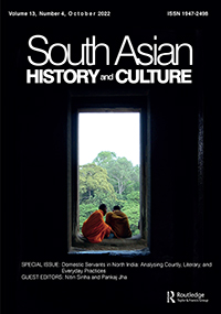 Cover image for South Asian History and Culture, Volume 13, Issue 4, 2022