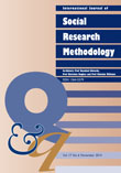 Cover image for International Journal of Social Research Methodology, Volume 17, Issue 6, 2014