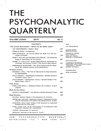 Cover image for The Psychoanalytic Quarterly, Volume 83, Issue 2, 2014