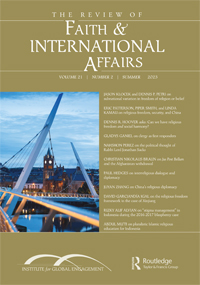 Cover image for The Review of Faith & International Affairs, Volume 21, Issue 2, 2023