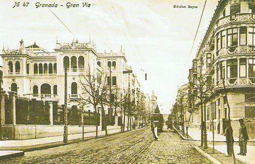 Fig 5 An image of Granada’s late-nineteenth-century modernization: the Gran Via.