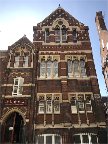 Figure 1 Front of London Fo Guang Shan Temple, Margaret Street (Photograph by Author).