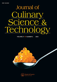 Cover image for Journal of Culinary Science & Technology, Volume 21, Issue 5, 2023