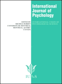 Cover image for International Journal of Psychology, Volume 36, Issue 2, 2001