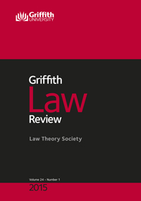 Cover image for Griffith Law Review, Volume 24, Issue 1, 2015