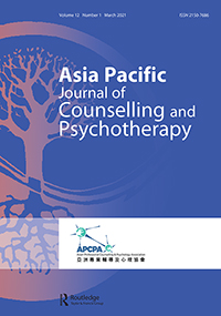 Cover image for Asia Pacific Journal of Counselling and Psychotherapy, Volume 12, Issue 1, 2021
