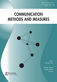 Cover image for Communication Methods and Measures, Volume 16, Issue 3, 2022