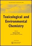 Cover image for Toxicological & Environmental Chemistry, Volume 92, Issue 9, 2010