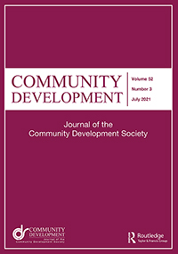 Cover image for Community Development, Volume 52, Issue 3, 2021