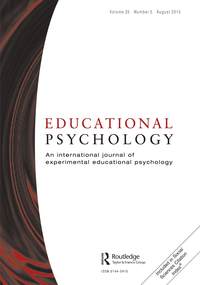 Cover image for Educational Psychology, Volume 35, Issue 5, 2015