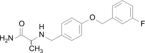 Figure 1 Chemical structure of safinamide.