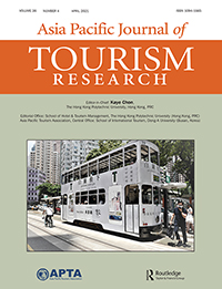 Cover image for Asia Pacific Journal of Tourism Research, Volume 26, Issue 4, 2021