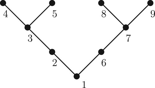 Figure 5. A labelling of B(2,4).