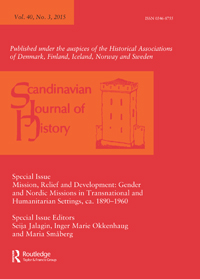 Cover image for Scandinavian Journal of History, Volume 40, Issue 3, 2015