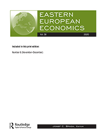 Cover image for Eastern European Economics, Volume 58, Issue 6, 2020