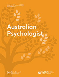 Cover image for Australian Psychologist, Volume 57, Issue 6, 2022