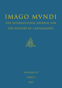 Cover image for Imago Mundi, Volume 67, Issue 2, 2015