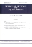 Cover image for Molecular Crystals and Liquid Crystals, Volume 607, Issue 1, 2015