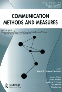 Cover image for Communication Methods and Measures, Volume 11, Issue 2, 2017