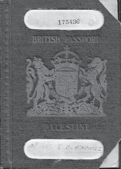 A passport for British Mandate Palestine WIKIPEDIA