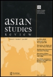 Cover image for Asian Studies Review, Volume 25, Issue 2, 2001