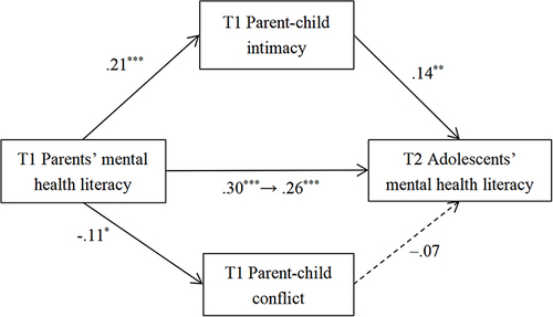 Figure 2 Model of the relationships between the study constructs.