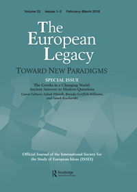 Cover image for The European Legacy, Volume 23, Issue 1-2, 2018