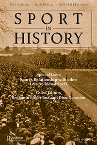 Cover image for Sport in History, Volume 35, Issue 3, 2015