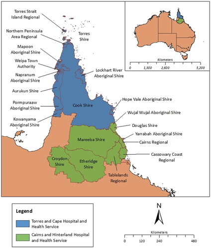 Figure 1. Far North Queensland Local Government Areas.