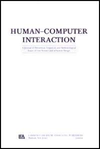 Cover image for Human–Computer Interaction, Volume 12, Issue 3, 1997