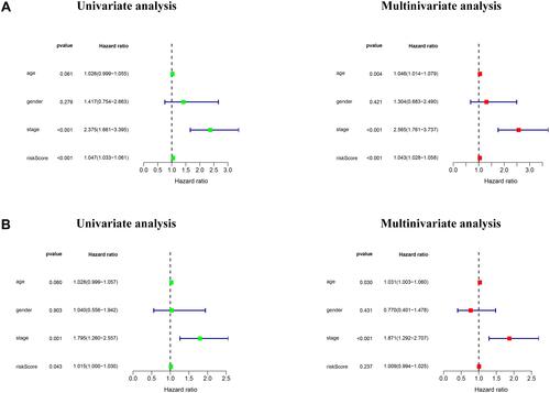 Figure 6 Independent validation of m6A-related lncRNAs based risk score model.