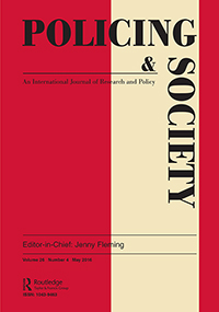 Cover image for Policing and Society, Volume 26, Issue 4, 2016