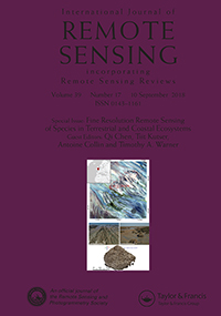 Cover image for International Journal of Remote Sensing, Volume 39, Issue 17, 2018