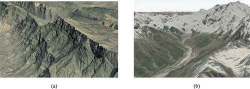 Figure 4. High mountain mapping results by China. (a) High-precision mapping result. (b) Mapping result of Nanga Parbat region