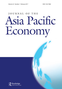 Cover image for Journal of the Asia Pacific Economy, Volume 22, Issue 1, 2017