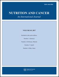 Cover image for Nutrition and Cancer, Volume 67, Issue 7, 2015