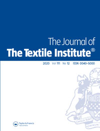 Cover image for The Journal of The Textile Institute, Volume 111, Issue 12, 2020