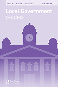 Cover image for Local Government Studies, Volume 49, Issue 5, 2023