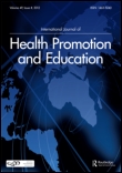 Cover image for International Journal of Health Promotion and Education, Volume 51, Issue 3, 2013