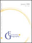 Cover image for Economic Geography, Volume 86, Issue 4, 2010