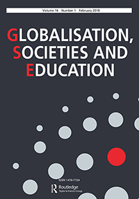Cover image for Globalisation, Societies and Education, Volume 16, Issue 1, 2018