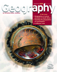 Cover image for Geography, Volume 94, Issue 2, 2009