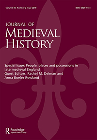 Cover image for Journal of Medieval History, Volume 45, Issue 2, 2019