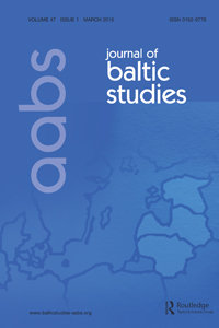 Cover image for Journal of Baltic Studies, Volume 47, Issue 1, 2016