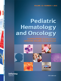 Cover image for Pediatric Hematology and Oncology, Volume 32, Issue 7, 2015