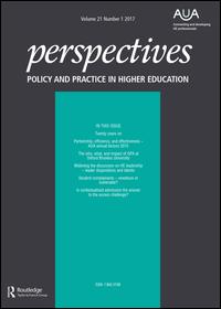 Cover image for Perspectives: Policy and Practice in Higher Education, Volume 10, Issue 3, 2006